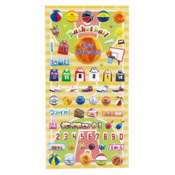 商品発送元：サクライ貿易　公式オンラインショップスポーツ・アウトドア・旅行、その他スポーツ用品、小物部活動シール　：　バスケ