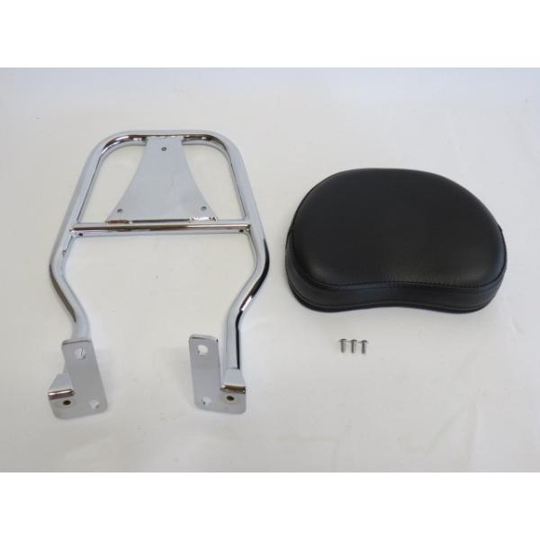 【互換品】royalalloy用 GP250 Sidecar ロイヤルアロイ 2023 以降 バックレスト付 シーシーバー タンデムバー メッキ