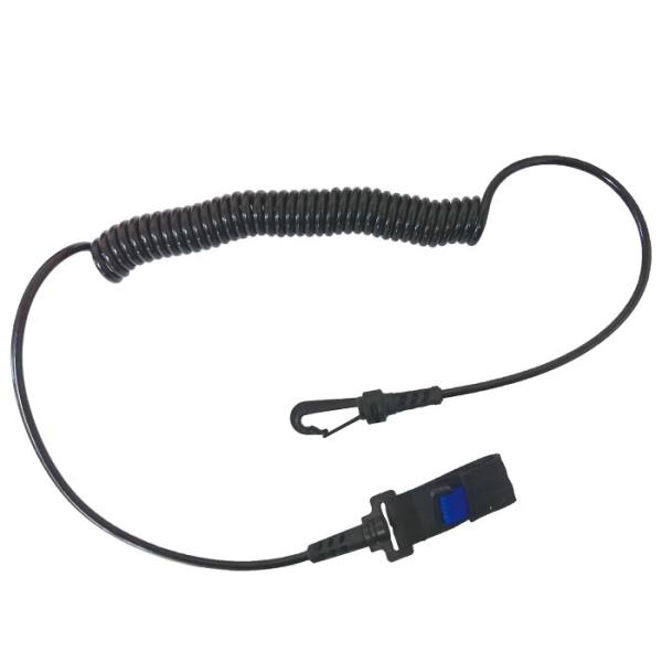 商品発送元：カヌーライフを創造する | アオキカヌーワークススポーツ・アウトドア・旅行パドルの流失を防ぐ、パドルリーシュです。フック部分はカヤックのデッキラインやライフジャケットにつなげ、マジックテープのループ部分はパドルのシャフトに巻きつ...