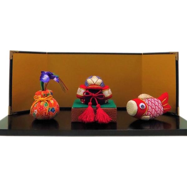 手作り 木目込み 五月人形 兜差し 人形の田辺 / 兜差し