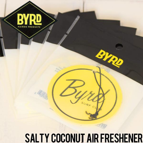 BYRD バード AIR FRESHENERS BYRD SURF CLUB エアフレッシュナー バードサーフクラブ ソルティココナッツ