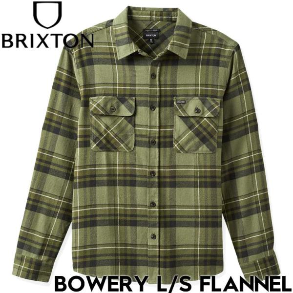 送料無料】フランネルシャツ ネルシャツ BRIXTON ブリクストン BOWERY