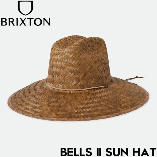 送料無料】ストローハット 麦わら帽子 BRIXTON ブリクストン BELLS II