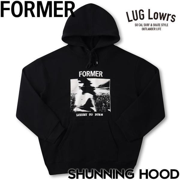 25 FORMER フォーマー パーカー SHUNNING HOOD フーディー 起毛 トップス メンズ holiday 2025年秋冬 品番 FFL-25407日本正規品 FORMER フォーマー SHUNNING HOOD プルオーバーパーカー フーディ FFL