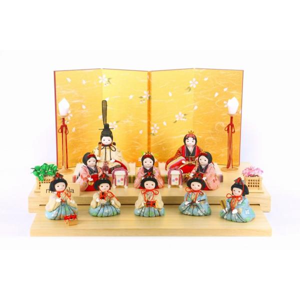 かわいい Rico凛 りん 小さな お雛様 Rico凛 りん 木目込み十人飾り Shopooo 1 Nico25 372 Shopooo By Gmoのかわいい Gmo