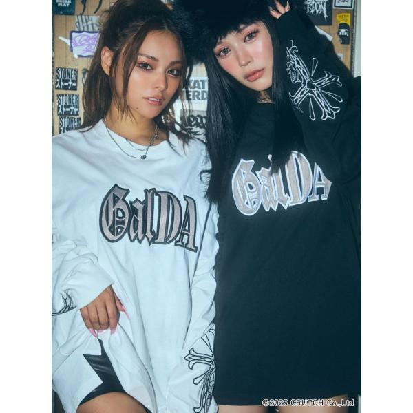 GYDA GYDA×GALFY original cross long Tシャツ 0725627396 : shopooo