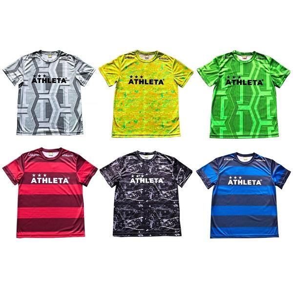 限定総柄プラtシャツ Athleta 人気急上昇 Sp 166 アスレタ
