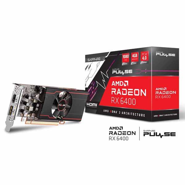 Sapphire SAPPHIRE PULSE Radeon RX 6400 GAMING 4GB GDDR6 ロー 