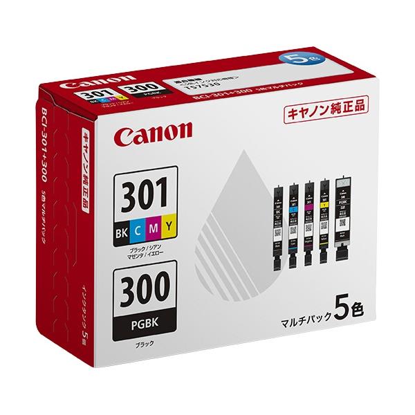 CANON インクタンク BCI-301+300/5MP 5色マルチパック｜5335C001