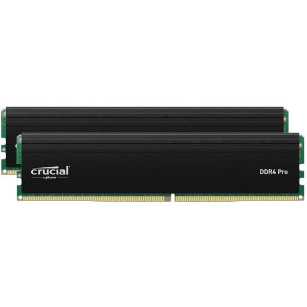 Crucial Pro 64GB(32GBx2) DDR4 3200MHz(PC4-25600) UDIMM CL22