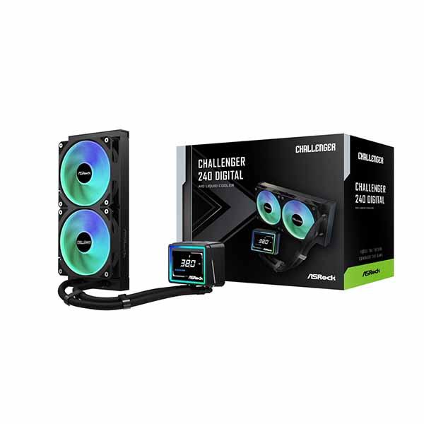 ASRock Challenger 240 Digital 簡易水冷CPUクーラー ブラック