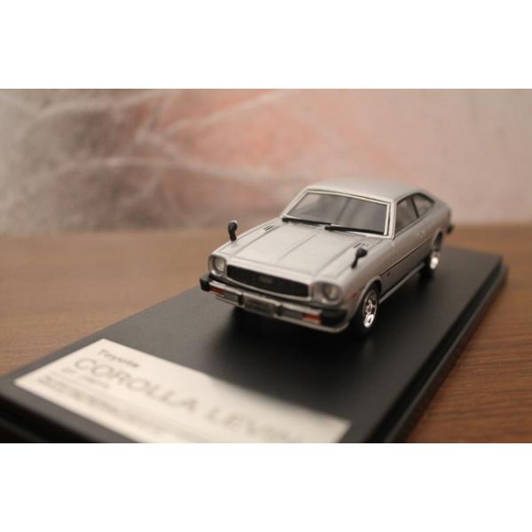 HI-STORY1/43 トヨタ カローラ レビン GT 1977 クリスタルシルバーメタ 228SL