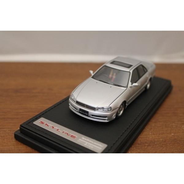 イグニッションモデル1/43 日産 スカイライン 25GT TURBO ER34 シルバー 1613