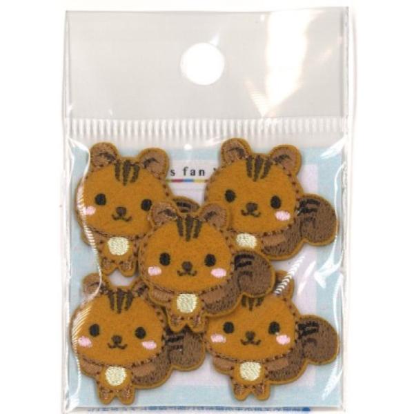 商品発送元：P's fan パイオニア　 ワッペン ハンドメイドクラフトおもちゃ・ホビー・ゲーム、手芸・クラフト、その他私のマークは「リス」たくさん必要だから５枚入りセットです品切れ状態でしたが、この度再入荷しました！！人気商品です★私のマ...