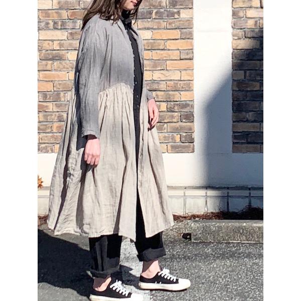 Sale A Koloni コロニー リネンギンガム Sガーゼ ショールカラーワンピース 送料無料 1 S0000 4621 Shopooo By Gmo 通販 Yahoo ショッピング