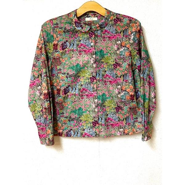 Crespi/クレスピ 2026AWリバティPainted Garden丸襟ブラウス ・ 304 