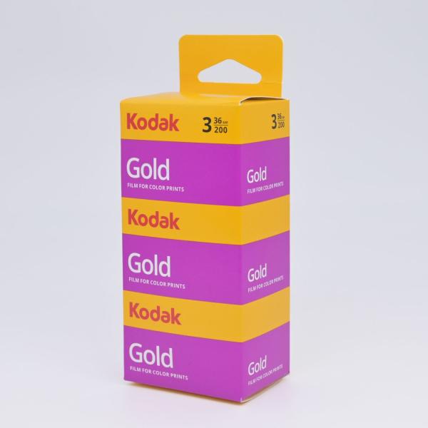 カラーネガフィルム　KODAK　GOLD200　36枚撮り　3本パック