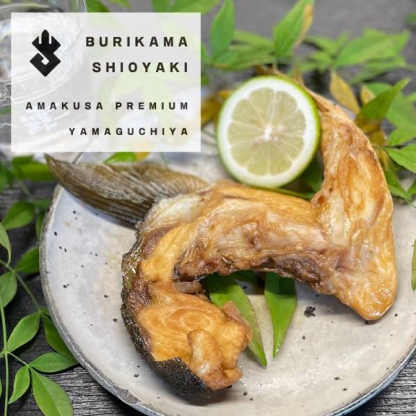 商品発送元：熊本天草特産品ショップフード・菓子天草・牛深の最高級のブリカマを天草産天日塩で焼き上げ真空パック。「ホクホクトロトロ」の美味しさをお楽しみください！お届けは注文生産となりますので10日ほど必要な場合もあります。