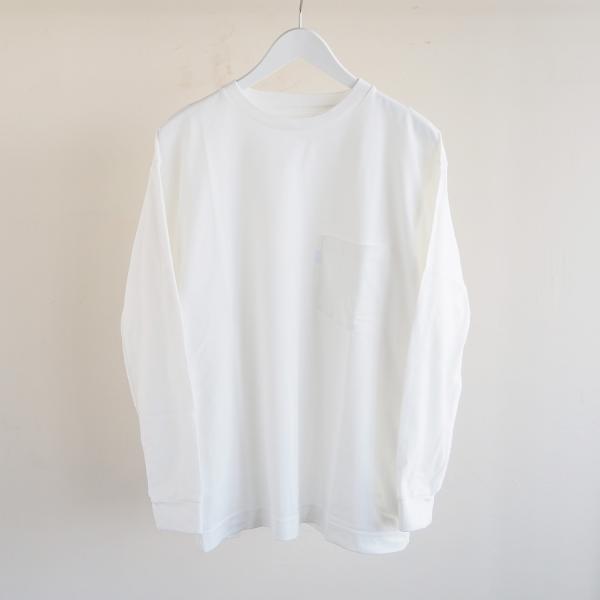 SH エスエイチ L/S T-SHIRT ロングスリーブＴシャツ WHITE ホワイト