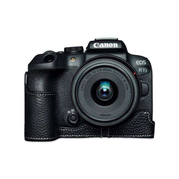 TP Original Canon EOS R10 用 ボディーハーフケース ブラック