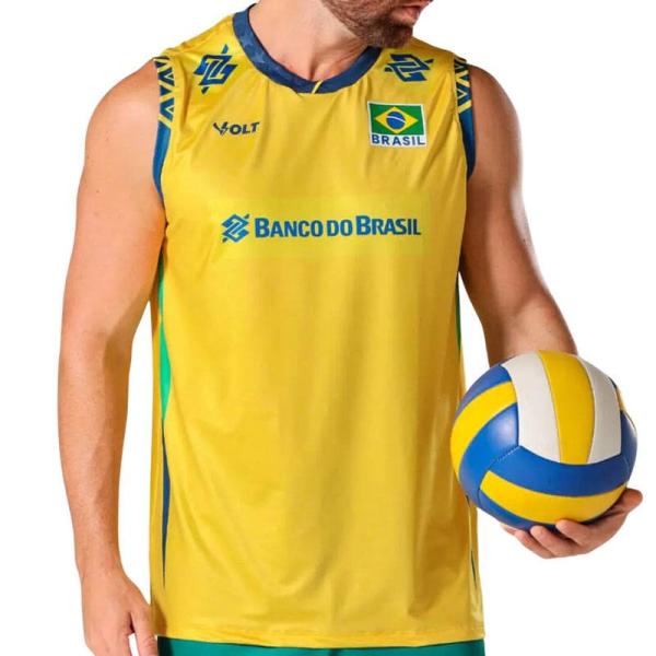 ブラジル代表　バレーボール トレーニングシャツ サイン入り itempost_1-sorte-4518