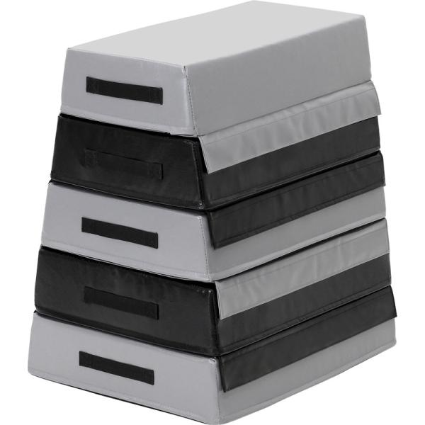 商品発送元：地球問屋スポーツ・アウトドア・旅行製品仕様商品名跳び箱 ソフト 飛び箱 とび箱 ジョイント式 とびばこ 子供 幼児 保育園 幼稚園 小学生 運動 自宅 子ども 室内 家庭用 (5段セット/ブラックグレー)サイズ5段セット/（約）...