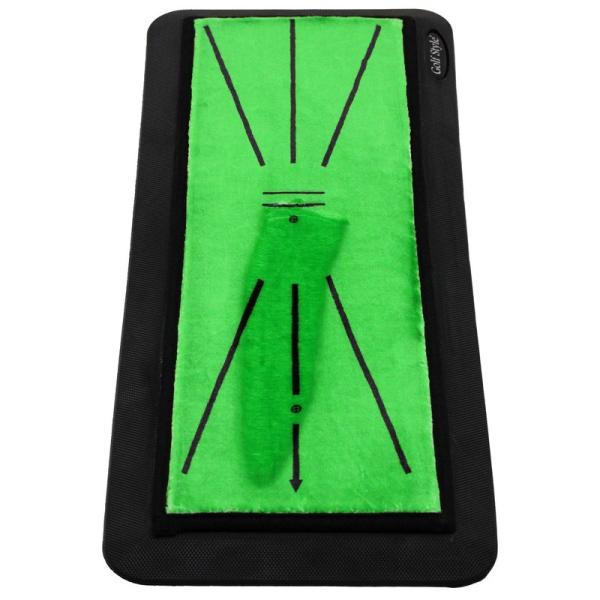 商品発送元：地球問屋スポーツ・アウトドア・旅行製品仕様商品名ゴルフマット ゴルフ 練習 マット 素振り スイング 跡がつく ショットマット 練習用 ダフり チェック アプローチ ゴルフ用品 ゴムマット 20×47cm ターフ跡が確認できる ...