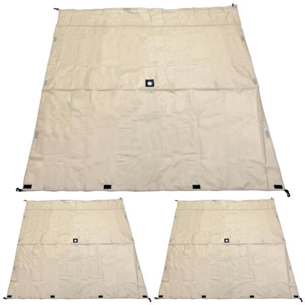 商品発送元：地球問屋スポーツ・アウトドア・旅行製品仕様商品名サイドシート 3枚セット テント サンシェード スクリーンシート キャンプ ピクニック アウトドア 運動会 日よけ 虫よけ 風よけ 紫外線対策 UPF50+サイズ(約)165×17...