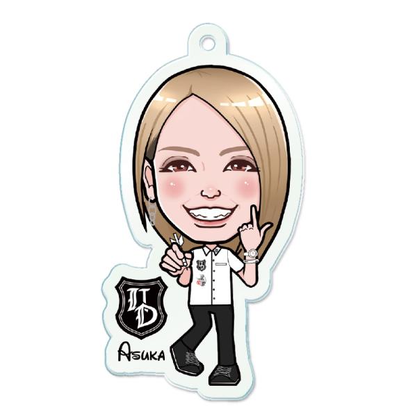 似顔絵アクリルキーホルダー 高橋明日香選手