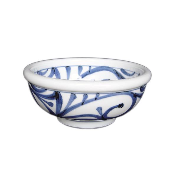 砥部焼「ボール(唐草）５寸５分」【 送料確認用出品 】 砥部焼・梅山窯・5寸玉縁鉢（内外唐草） : shopooo by GMO - 通販