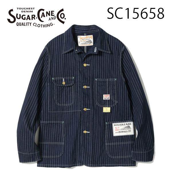 SUGAR CANE シュガーケーンウォバッシュワークベスト38 SUGAR CANE（シュガーケーン）】Lot No. SC15658 / 9oz. WABASH STRIPE