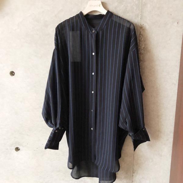 CHIGNON(シニヨン)/ストライプオーバーシャツ :1-undo-6498:shopooo by