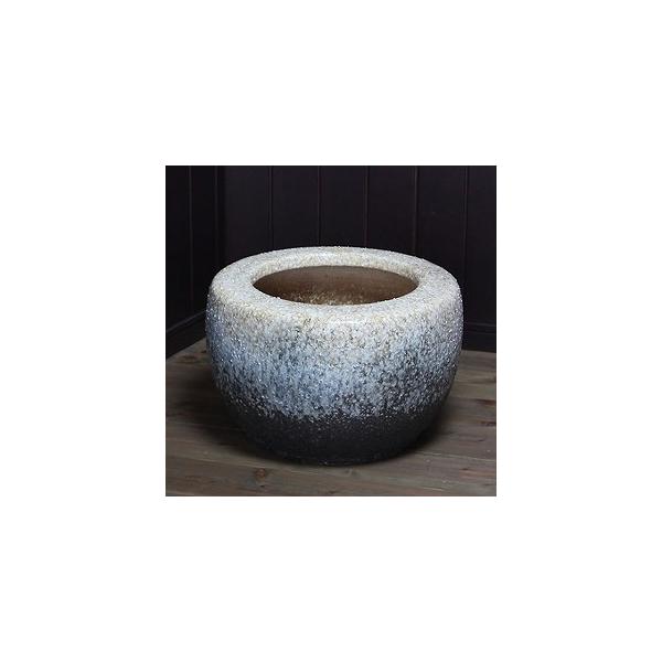 商品発送元：まるいち本店13時までの決済完了で当日出荷（土日祝日除く）その他品　番hi-0031　しがらき焼　ひばち　品　名信楽焼き　15号窯変火鉢　【送料無料】サイズ・重量直径450×高さ290mm　口径300mm　重さ15kg送料につい...