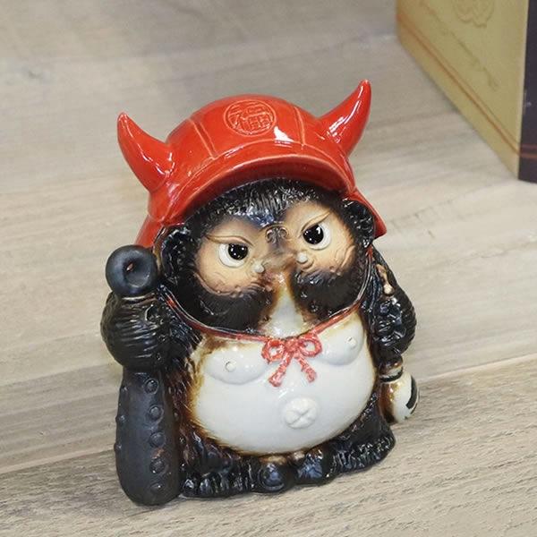 信楽焼のたぬき置物4体セットです。 信楽焼 たぬき 置物 陶器 縁起物 選べる4種類・ちゃんちゃんこ狸