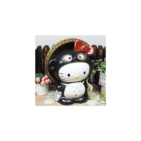 信楽焼きたぬき ハローキティ狸(大) 陶器タヌキ［ta-0152］ : shopooo