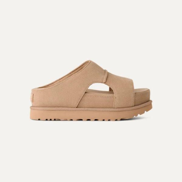 2026SS UGG ゴールデンスター ハイ カットアウト　25㎝ 新品 UGG S26 2/2 W GOLDENSTAR HI CUTOUT SLIDE SAND 1175132-SAN
