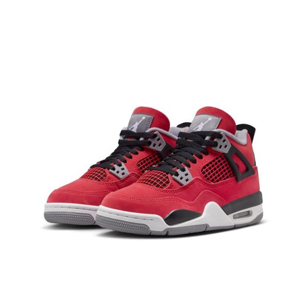 JORDAN BRAND SU26 5/2 AIR JORDAN 4 RETRO GS "Toro Bravo" ファイヤーレッド/ホワイトーブラックーセメントグレー FQ8213-600