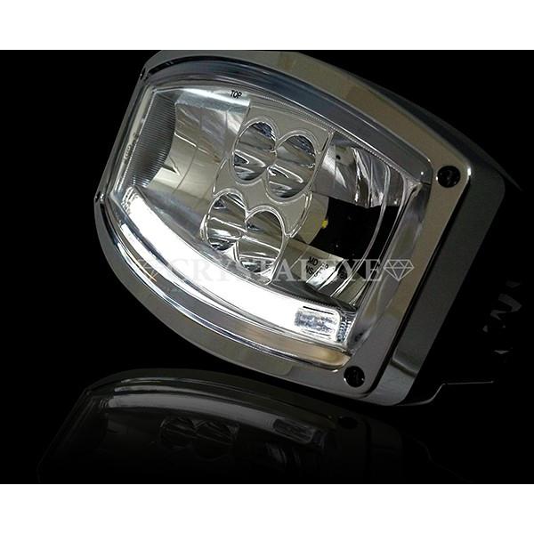 人気再入荷 トラック用 Ledドライビングライト V2 12v 24v車用 樽型バーライト スポットライト 角型フォグランプ 6連 4連 ドレスアップ 船舶 重機に 72時間限定タイムセール