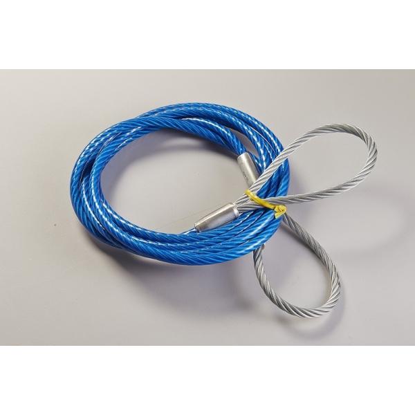 ワイヤーロープ 国産製 ワイヤー太さ18mm 長さ5m 破断荷重160kn 約16トン 牽引用白旗付 Pr 102 Buyee Buyee 日本の通販商品 オークションの代理入札 代理購入