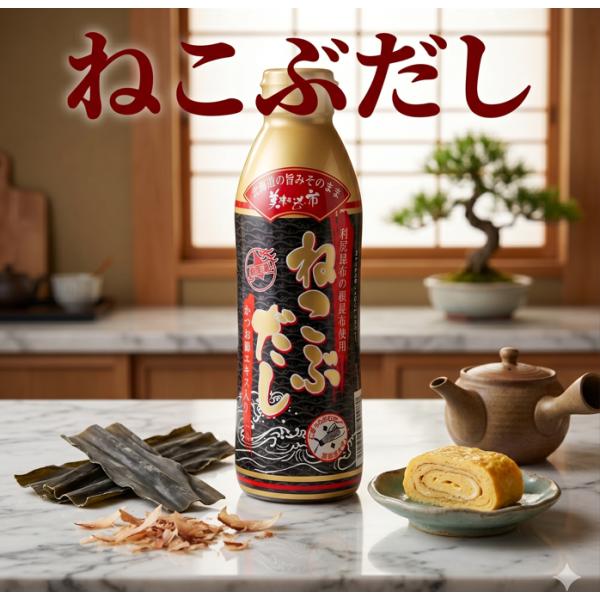 ねこぶだし 450ml 出汁 こんぶ 根昆布 和風だし / とれたて美味いもの市 根こぶだし 梅沢富美男 調味料