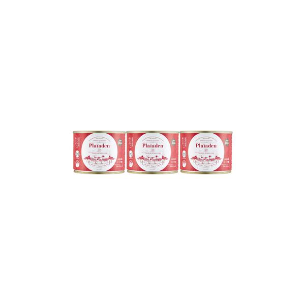 プレイアーデン (お試し用3缶セット) 100％有機 ドイツ豚 200g for Dog /ドッグフード