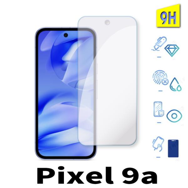 二次強化 Google Pixel 9a ガラスフィルム ピクセル 9a 保護フィルム pixel 9a 強化ガラスフィルム pixel 9a 保護シート フィルム 指紋認証対応 pixel9a