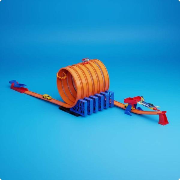 子供組立カー レールトラック プレイセット 発射デバイス 組立簡単 経路変更可能 インタラクティブ遊び 協働学習 動作協調 育成玩具 室内レクリエーションに適用