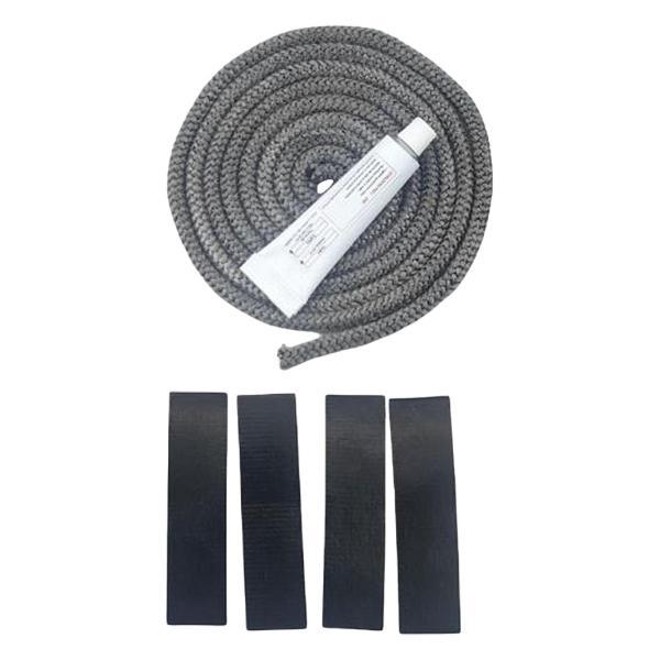 薪ストーブ用ガスケットロープ 耐火暖炉用シーリングロープ 薪ストーブドア用 8mm×2m
