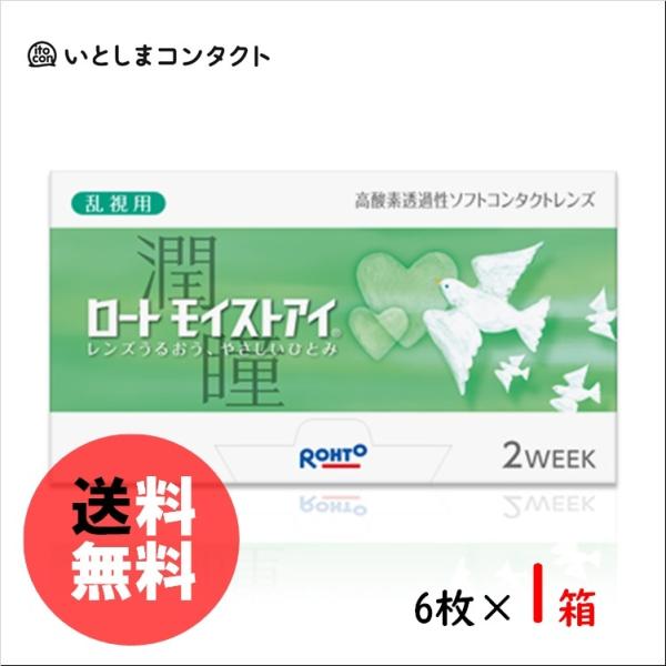 ロート製薬 ロートモイストアイ(乱視用) 6枚入り 1箱