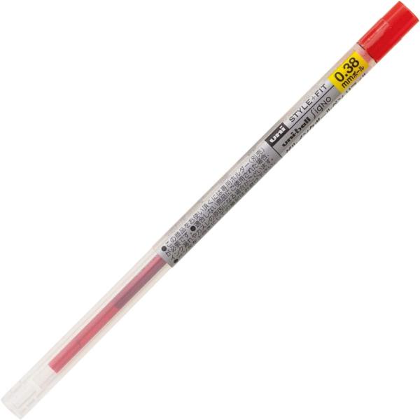 他サイト： 三菱鉛筆 スタイルフィット用替芯 0.38mm レッド UMR-109-38.15の商品画像