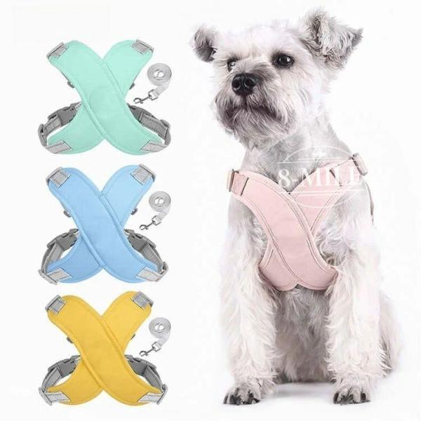【送料無料】ペット ペットグッズ 犬用品 胴輪 ハーネス犬 抜けない x字型保護バスト構造設計 首を絞めない 散歩 引っ張り防