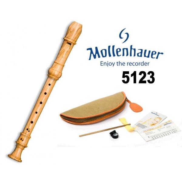 MOLLENHAUER 木製ソプラノリコーダー 5123 オリーブ -国内正規品