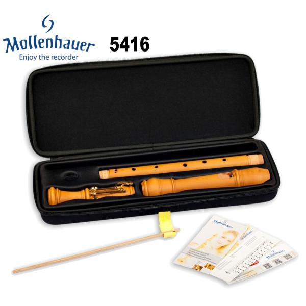 MOLLENHAUER 木製テナーリコーダー 5416 ペアーウッド(キー付) -国内正規品-