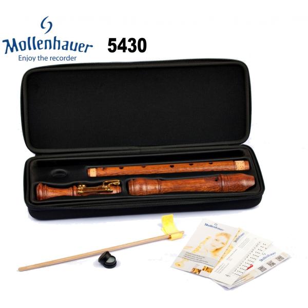 MOLLENHAUER 木製テナーリコーダー 5430 パリサンダー(キー付) -国内正規品-